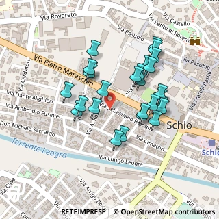 Mappa Via Fusinieri, 36015 Schio VI, Italia (0.20357)