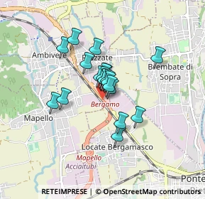 Mappa Strada Statale Briantea, 24030 Mapello BG, Italia (0.5335)