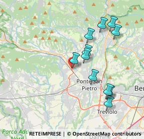 Mappa Strada Statale Briantea, 24030 Mapello BG, Italia (3.69727)