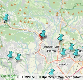 Mappa Strada Statale Briantea, 24030 Mapello BG, Italia (6.62111)