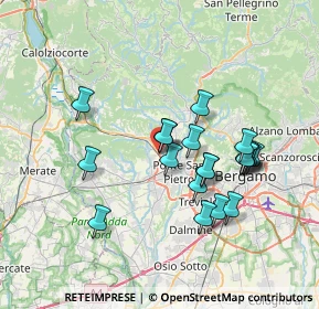 Mappa Strada Statale Briantea, 24030 Mapello BG, Italia (6.447)