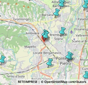 Mappa Strada Statale Briantea, 24030 Mapello BG, Italia (2.75133)