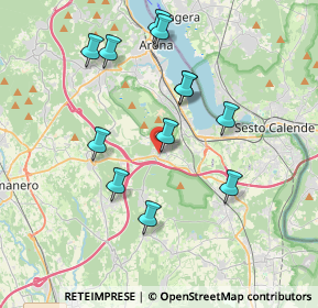 Mappa Via de Giorgi, 28060 Comignago NO, Italia (3.6325)