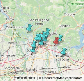 Mappa Via Claudia Grismondi, 24124 Bergamo BG, Italia (8.00333)