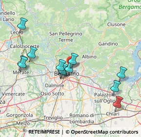 Mappa Via Claudia Grismondi, 24124 Bergamo BG, Italia (15.28833)