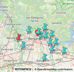 Mappa Via Claudia Grismondi, 24124 Bergamo BG, Italia (12.86923)