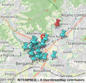 Mappa Via Claudia Grismondi, 24124 Bergamo BG, Italia (1.415)