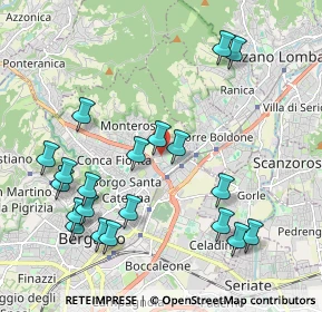 Mappa Via Claudia Grismondi, 24124 Bergamo BG, Italia (2.2645)