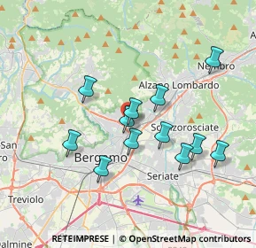 Mappa Via Claudia Grismondi, 24124 Bergamo BG, Italia (3.20167)