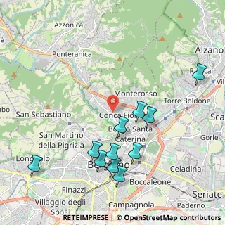 Mappa Via Carlo Pescaria, 24123 Bergamo BG, Italia (2.24273)