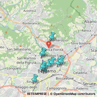Mappa Via Carlo Pescaria, 24123 Bergamo BG, Italia (1.79636)