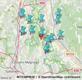 Mappa Via Adda, 21050 Castelseprio VA, Italia (3.292)