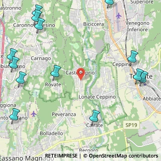 Mappa Via Adda, 21050 Castelseprio VA, Italia (3.32385)