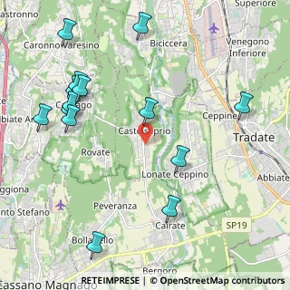 Mappa Via Adda, 21050 Castelseprio VA, Italia (2.52357)