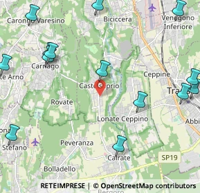 Mappa Via Adda, 21050 Castelseprio VA, Italia (3.09)