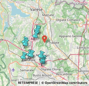 Mappa Via Adda, 21050 Castelseprio VA, Italia (6.79)