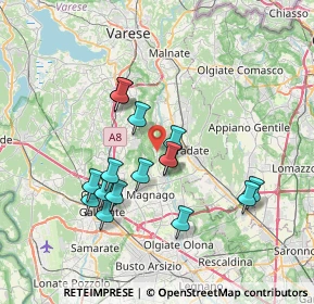 Mappa Via Adda, 21050 Castelseprio VA, Italia (6.51625)