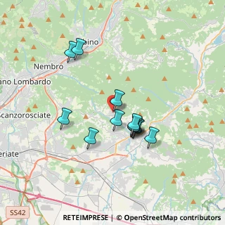 Mappa 24060 Cenate Sopra BG, Italia (2.92333)