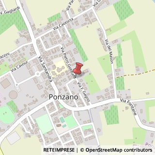 Mappa Via Pietro Gobbato,  29, 31050 Ponzano Veneto, Treviso (Veneto)
