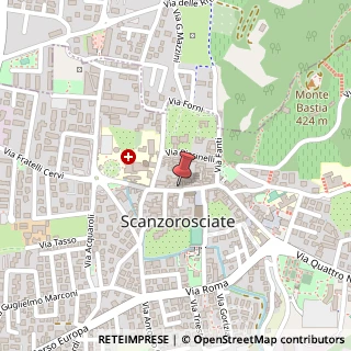Mappa Via F. Martinengo Colleoni, 92, 24020 Scanzorosciate, Bergamo (Lombardia)