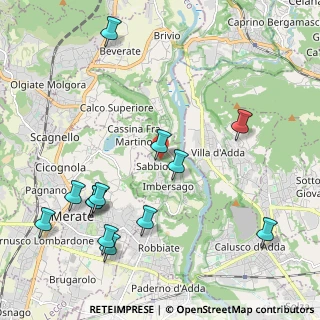 Mappa Via Lamperti, 23898 Imbersago LC, Italia (2.44462)