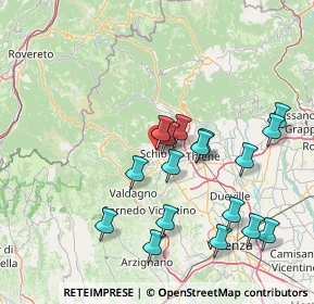 Mappa Via Daniele Manin, 36015 Schio VI, Italia (15.21706)