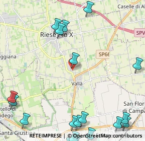 Mappa Via Giovanni Visintin, 31039 Riese Pio X TV, Italia (3.3415)