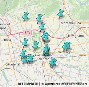 Mappa Via Giovanni Visintin, 31039 Riese Pio X TV, Italia (6.74105)