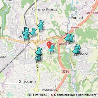 Mappa Via delle Grigne, 20833 Giussano MB, Italia (0.938)