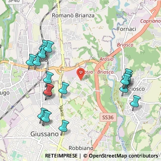 Mappa Via delle Grigne, 20833 Giussano MB, Italia (1.24)