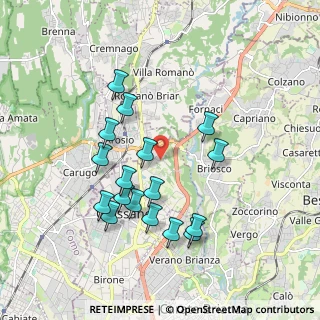 Mappa Via delle Grigne, 20833 Giussano MB, Italia (1.78294)