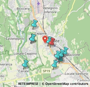 Mappa Via Giacomo Bianchi, 21049 Tradate VA, Italia (1.6525)