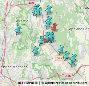 Mappa Via Giacomo Bianchi, 21049 Tradate VA, Italia (3.52389)