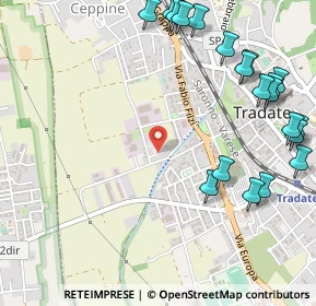 Mappa Via Giacomo Bianchi, 21049 Tradate VA, Italia (0.697)