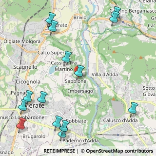 Mappa Via dei Caduti, 23898 Imbersago LC, Italia (2.98071)