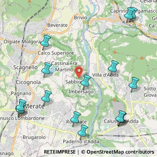 Mappa Via dei Caduti, 23898 Imbersago LC, Italia (3.00563)