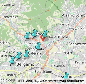 Mappa Via Legnano, 24124 Bergamo BG, Italia (2.85273)