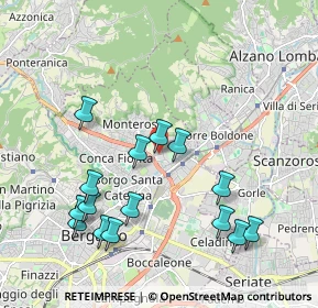 Mappa Via Legnano, 24124 Bergamo BG, Italia (2.108)