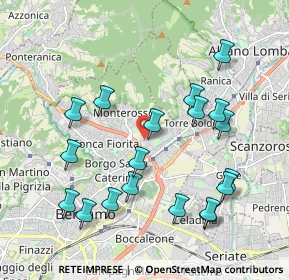 Mappa Via Legnano, 24124 Bergamo BG, Italia (2.08737)