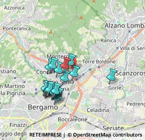 Mappa Via Legnano, 24124 Bergamo BG, Italia (1.599)