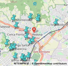 Mappa Via Legnano, 24124 Bergamo BG, Italia (1.289)