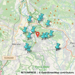 Mappa Via Alfredo Biffi, 24030 Villa d'Adda BG, Italia (3.25786)