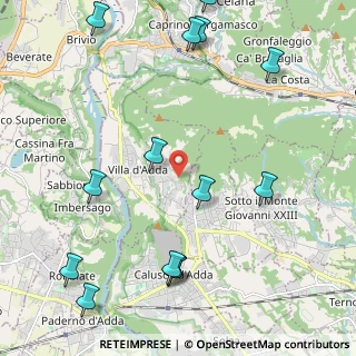 Mappa Via Alfredo Biffi, 24030 Villa d'Adda BG, Italia (2.77071)