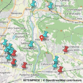 Mappa Via Casenuove, 24030 Villa d'Adda BG, Italia (3.2955)