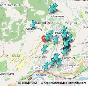 Mappa Località VEREYTAZ, 11010 Saint-pierre AO, Italia (0.45926)