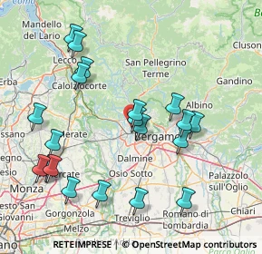Mappa Via per Briolo, 24036 Ponte San Pietro BG, Italia (16.827)