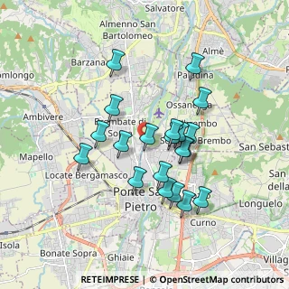 Mappa Via per Briolo, 24030 Valbrembo BG, Italia (1.5075)