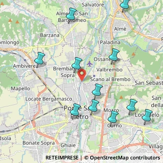 Mappa Via per Briolo, 24030 Valbrembo BG, Italia (2.46182)