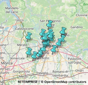 Mappa SP della, 24030 Valbrembo BG, Italia (8.376)