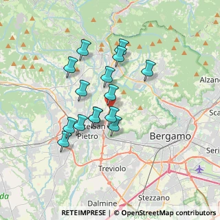 Mappa Strada Provinciale della, 24030 Valbrembo BG, Italia (2.92)